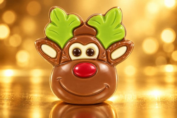 Martinez Τάρανδος Reindeer Head 15g Χριστουγεννιάτικο Σοκολατάκι Χονδρικής