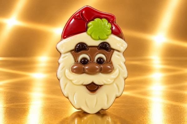 Martinez Santa Head 15g Σοκολατάκι Άγιος Βασίλης Χριστουγεννιάτικο Χονδρικής