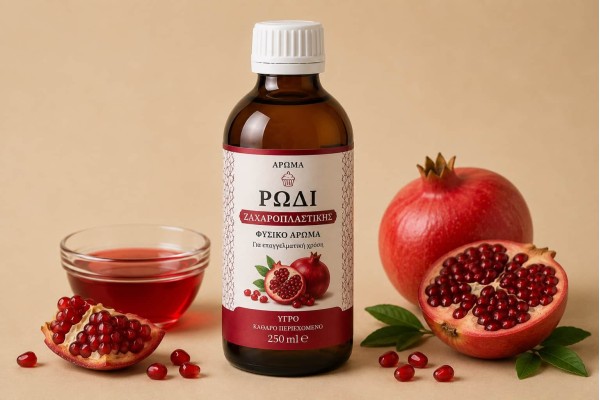 Άρωμα Ρόδι Ζαχαροπλαστικής 250ml Χονδρικής