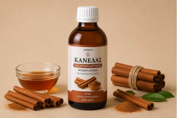 Άρωμα κανέλας ζαχαροπλαστικής 250ml χονδρική πώληση - ΠΑΠ FOODS