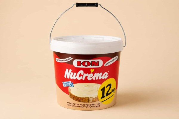 ION Πραλίνα Nucrema Λευκή 12 κιλ. Χονδρικής