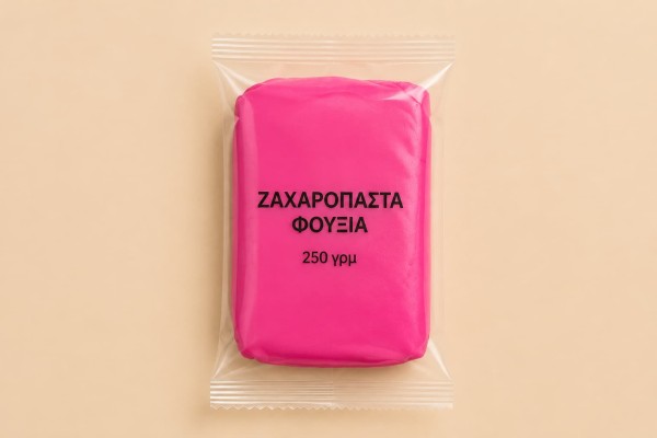 Ζαχαρόπαστα Φούξια 250g Χονδρική