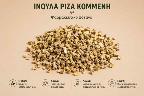Ίνουλα Ρίζα Κομμένη Φαρμακευτικό Βότανο Χονδρικής
