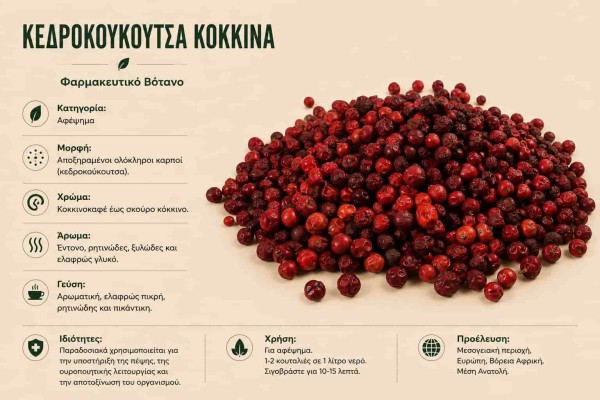 Κεδροκούκουτσα Κόκκινα Αφέψημα Χονδρική