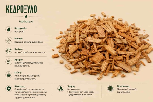 Κεδρόξυλο Αφέψημα Χονδρική