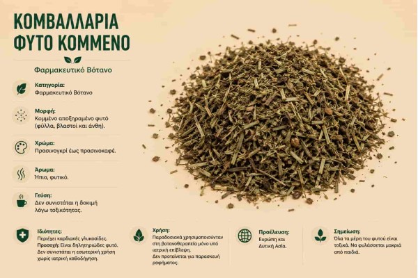 Κομβαλλάρια Φυτό Κομμένο Φαρμακευτικό Βότανο Χονδρική