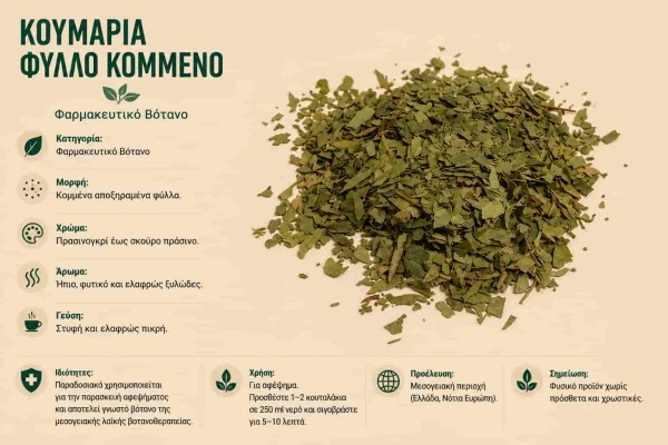 Κουμαριά Φύλλο Κομμένο Φαρμακευτικό Βότανο Χονδρική