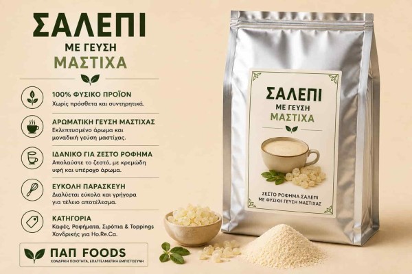 Σαλέπι με Γεύση Μαστίχα Χονδρικής Σαλέπι με Γεύση Μαστίχα Χονδρικής