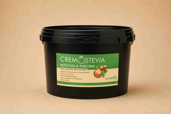 Cremostevia Nocciola Glucovita Πραλίνα Στέβια Φουντουκιού 5kg Χονδρικής Cremostevia Nocciola Glucovita Πραλίνα Στέβια Φουντουκιού 5kg Χονδρικής