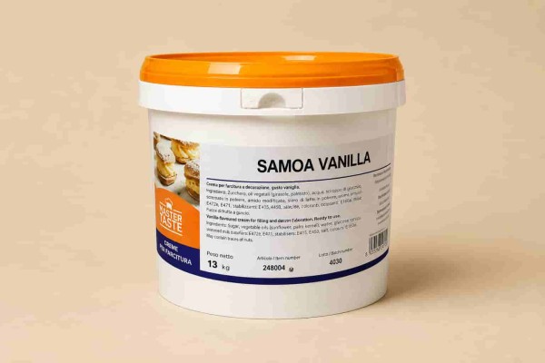 Samoa Vanilla Bavarian Έτοιμη Κρέμα Bavarian Βανίλια 13kg Χονδρικής Samoa Vanilla Bavarian Έτοιμη Κρέμα Bavarian Βανίλια 13kg Χονδρικής