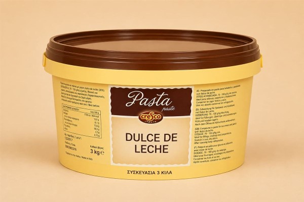 Πάστα Παγωτού Dulce de Leche Καραμέλα Γάλακτος 3kg Χονδρικής