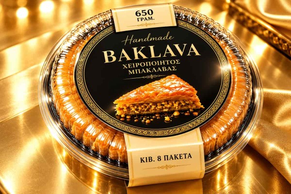 Χειροποίητος Μπακλαβάς Δώρου 650g Χονδρικής - ΠΑΠ Foods