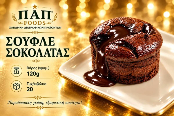 Σουφλέ Σοκολάτας 120g Χονδρικής Σουφλέ Σοκολάτας 120g Χονδρικής