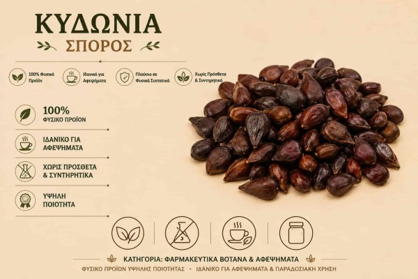 Κυδωνιά Σπόρος Φαρμακευτικό Βότανο Χονδρική