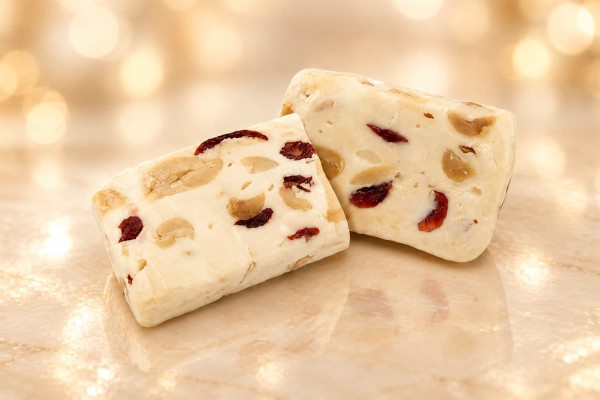 Μαντολάτο Cranberry & Φιστίκι 1kg Χονδρική Μαντολάτο Cranberry & Φιστίκι 1kg Χονδρική