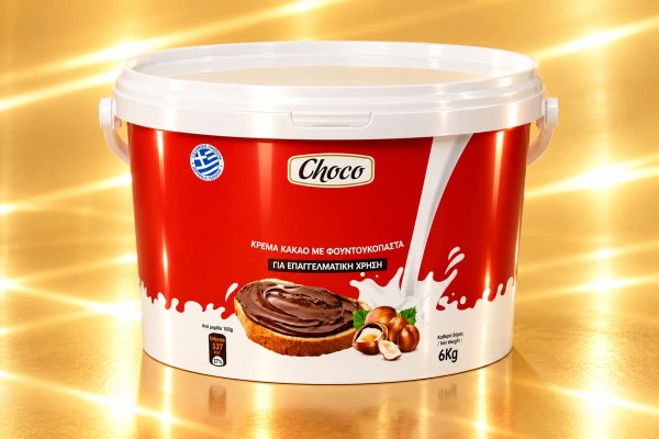 Choco Κρέμα Κακάο με Φουντουκόπαστα 6kg Χονδρικής Choco Κρέμα Κακάο με Φουντουκόπαστα 6kg Χονδρικής