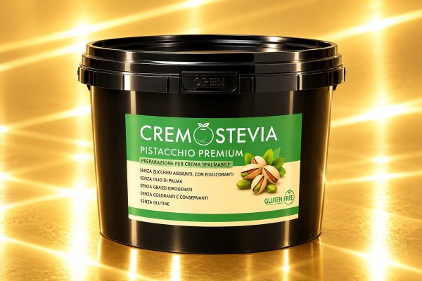 Cremostevia Pistachio Πραλίνα Στέβια Φιστικιού 5kg Χονδρικής