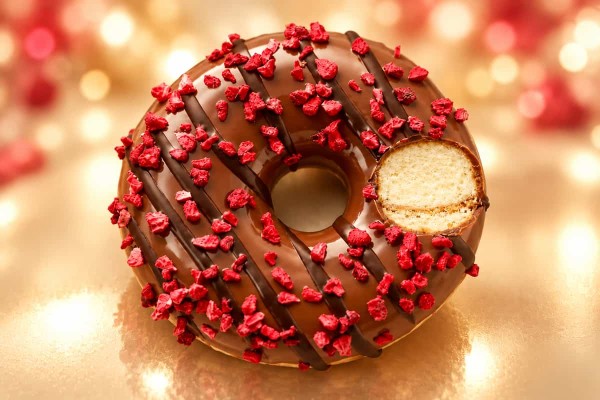 Donut με Γέμιση Raspberry Cheesecake Χονδρική Donut με Γέμιση Raspberry Cheesecake Χονδρική