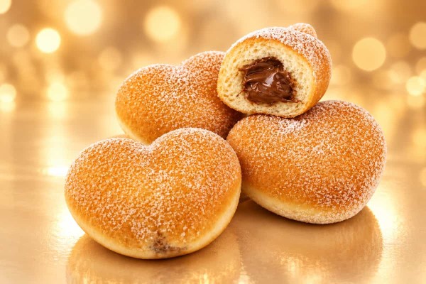 Cuori Nocciola Μίνι Μπερλίνες Πραλίνας Χονδρική