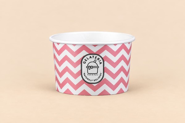 Χάρτινα Μπωλ Παγωτού FSC® 6oz Zig Zag Χονδρικής Χάρτινα Μπωλ Παγωτού FSC® 6oz Zig Zag Χονδρικής