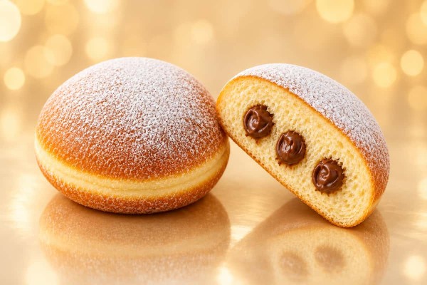 Donut Πραλίνας με Ζάχαρη Άχνη Χονδρικής Donut Πραλίνας με Ζάχαρη Άχνη Χονδρικής