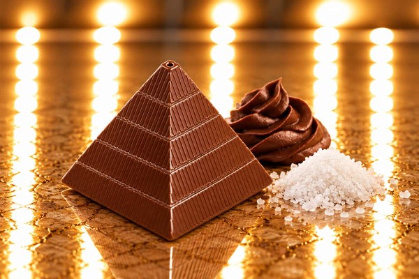 Praline Stevia Pyramide Milk Ganache Χονδρικής Praline Stevia Pyramide Milk Ganache Χονδρικής