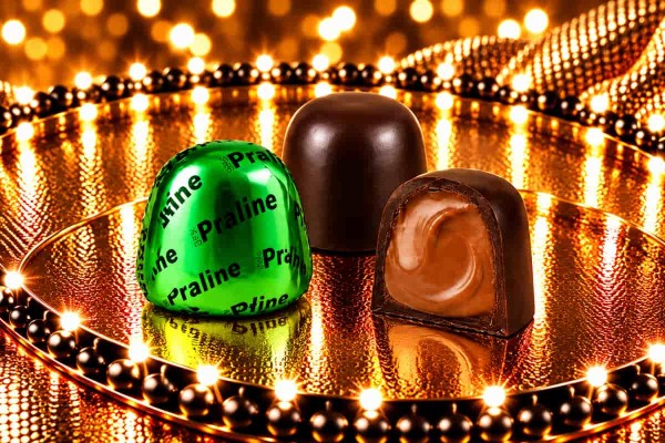 Κέρασμα Praline Dark με Γέμιση Πραλίνας Φουντουκιού Χονδρικής - ΠΑΠ Foods Κέρασμα Praline Dark με Γέμιση Πραλίνας Φουντουκιού Χονδρικής - ΠΑΠ Foods