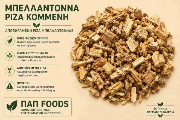Μπελλαντόννα Βότανο Ρίζα Κομμένη Belladonna Root Cut Χονδρικής Μπελλαντόννα Βότανο Ρίζα Κομμένη Belladonna Root Cut Χονδρικής
