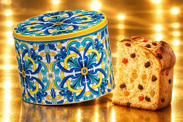 Capri Tin Panettone Classico 750g Ιταλικό Πανετόνε σε Μεταλλικό Κουτί Χονδρικής - ΠΑΠ Foods