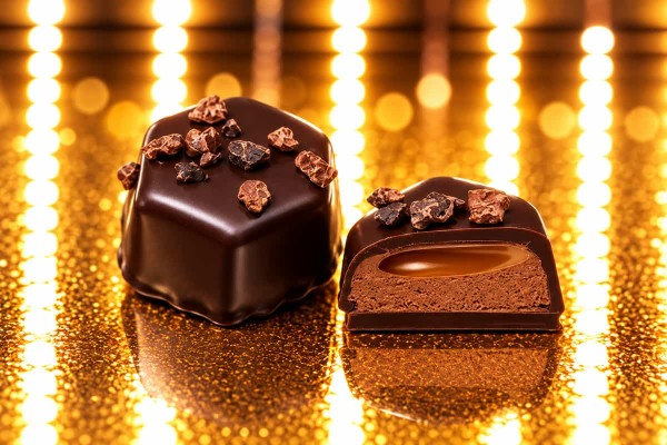 Βελγικές Πραλίνες Dark Salted Caramel Χονδρικής Βελγικές Πραλίνες Dark Salted Caramel Χονδρικής