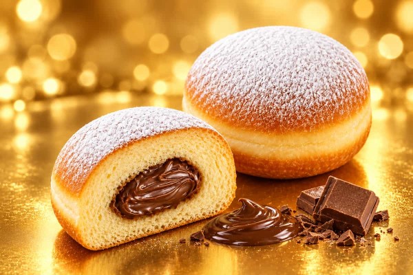 Nocciola Μπερλίνα με Γέμιση Πραλίνας Χονδρική