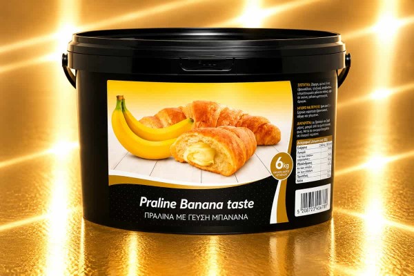 Πραλίνα με Γεύση Μπανάνα 6kg Χονδρικής