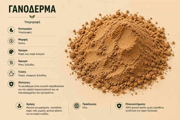 Γανόδερμα Σκόνη Ganoderma Powder Χονδρικής Γανόδερμα Σκόνη Ganoderma Powder Χονδρικής