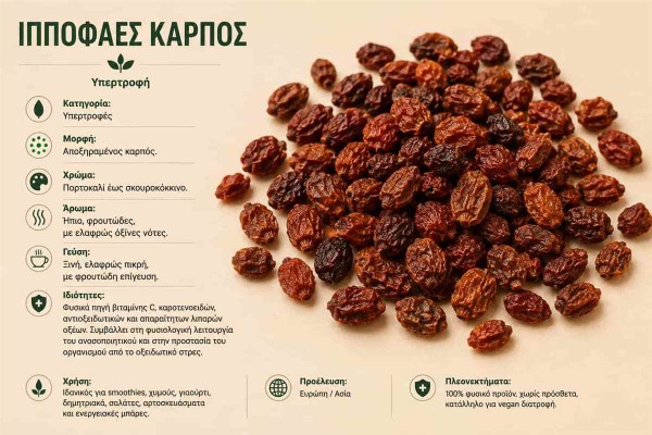 Ιπποφαές Καρπός Sea Buckthorn Berries Χονδρικής Ιπποφαές Καρπός Sea Buckthorn Berries Χονδρικής