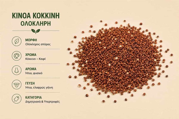 Κινόα Κόκκινη Red Quinoa Χονδρικής Κινόα Κόκκινη Red Quinoa Χονδρικής