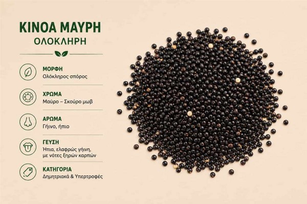 Κινόα Μαύρη Black Quinoa Χονδρικής Κινόα Μαύρη Black Quinoa Χονδρικής